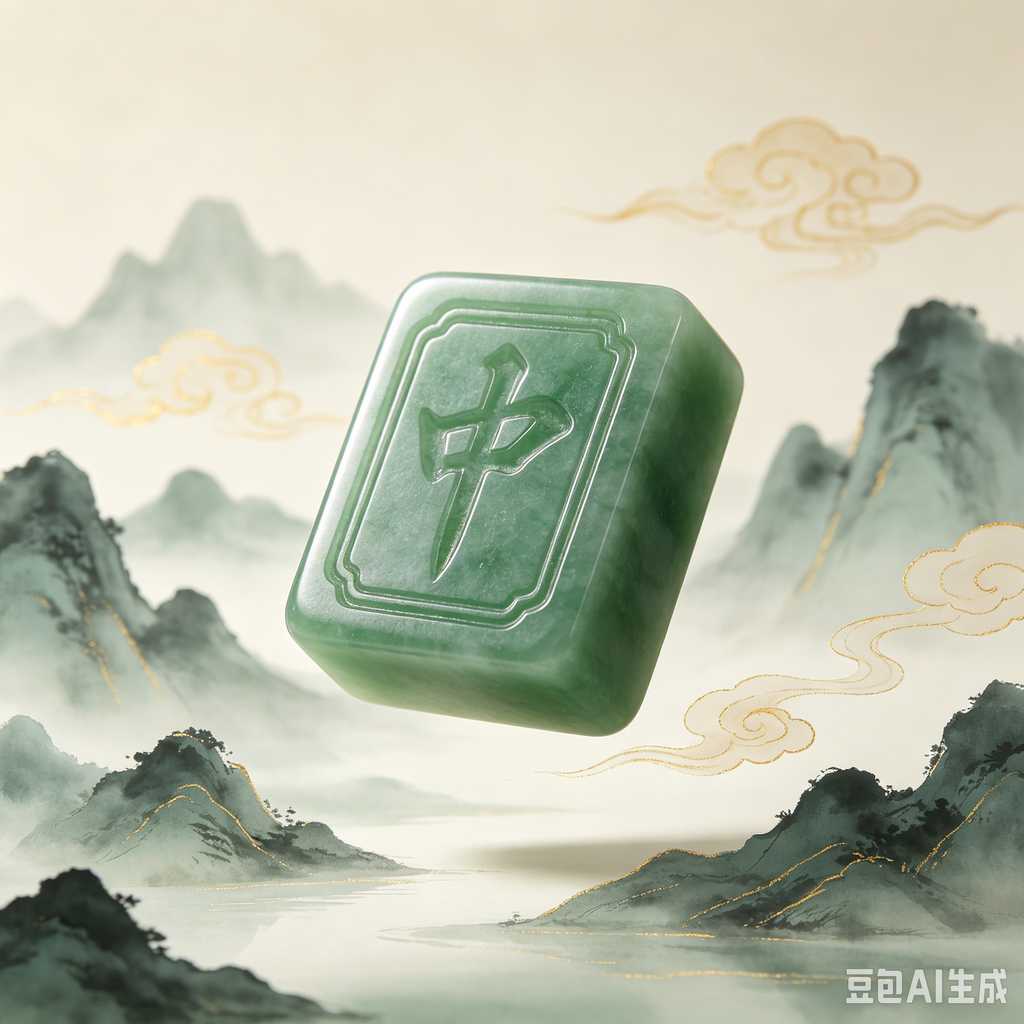 pastel color mahjong tiles