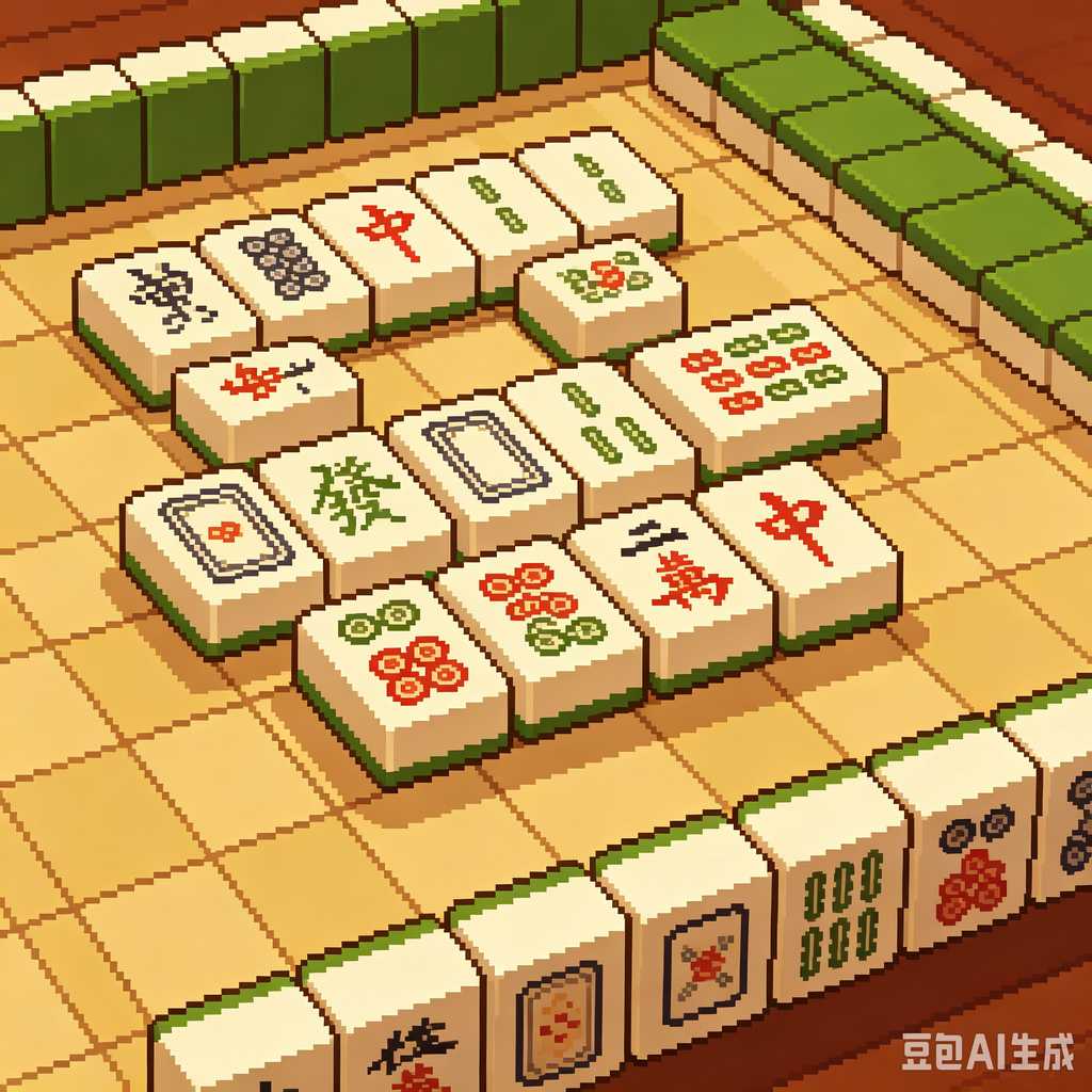 custom gradient mahjong tiles
